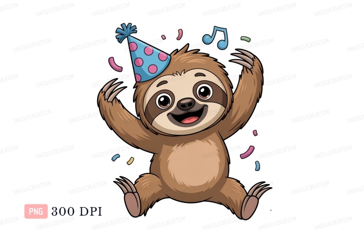 Cartoon Sloth Image 8