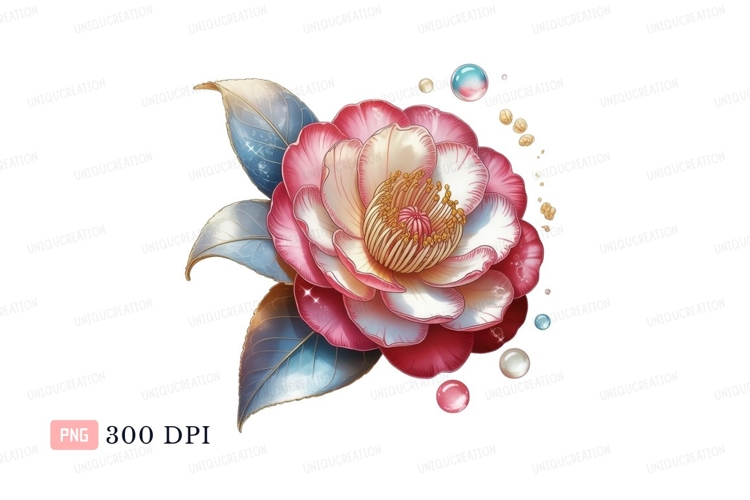 Blue Flower Clipart Image 18