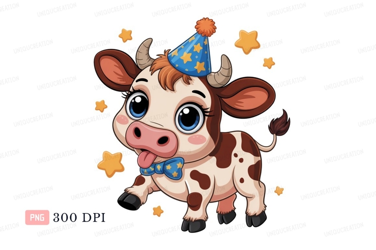 Cute Cartoon Cow Image 16