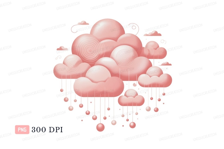 Raining Cloud Clipart Image 5
