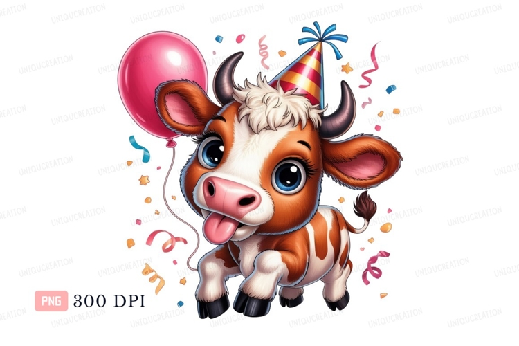 Cute Cartoon Cow Image 5