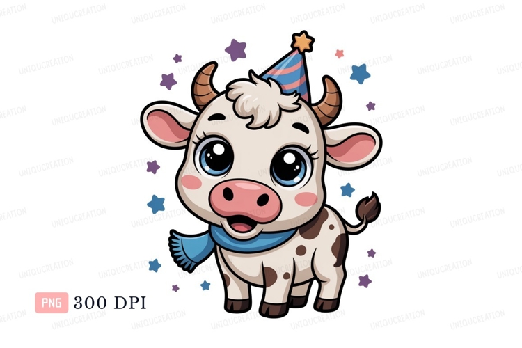 Cute Cartoon Cow Image 15