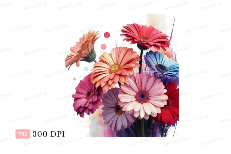 Blue Flowers Clipart Image 12