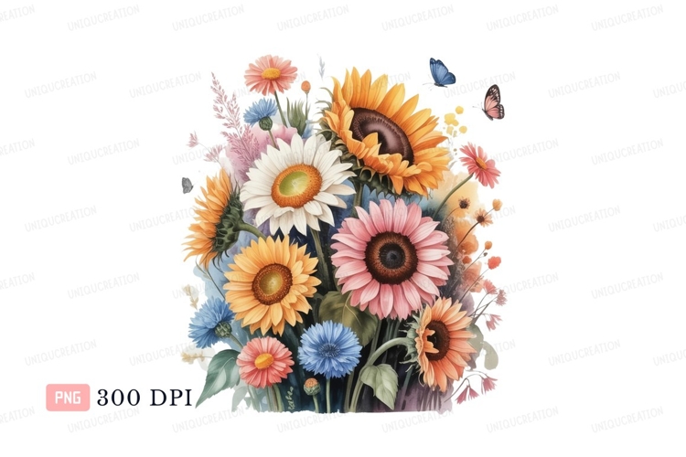 Sunflower Clipart Image 20