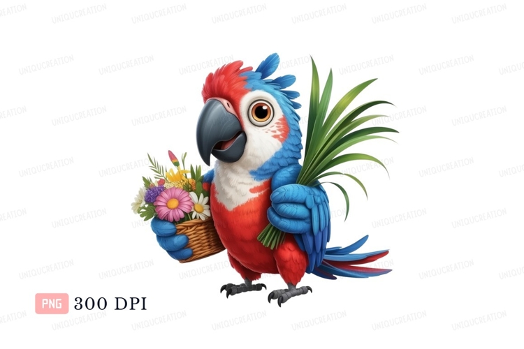 Blue Flowers Clipart Image 9