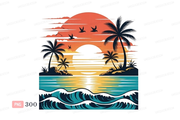 Sunset Clipart Image 12