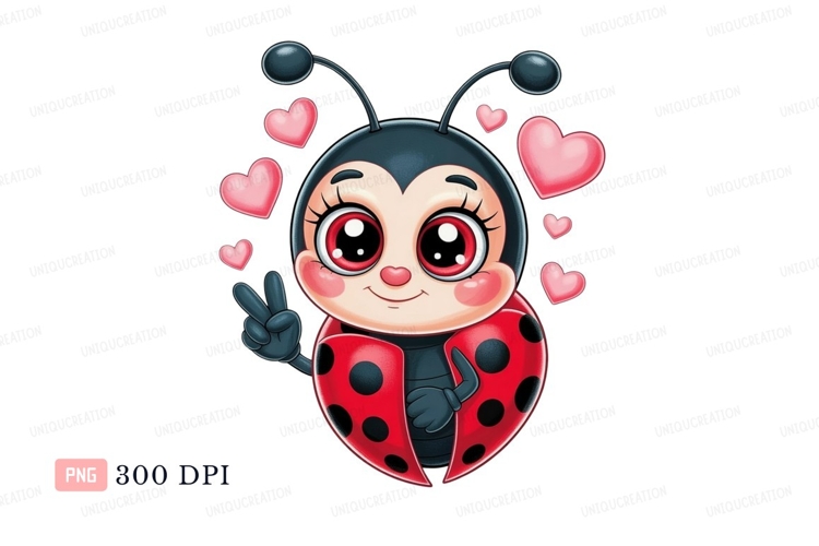 Ladybug Clipart Image 8
