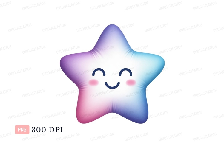Blue Star Clipart Image 3