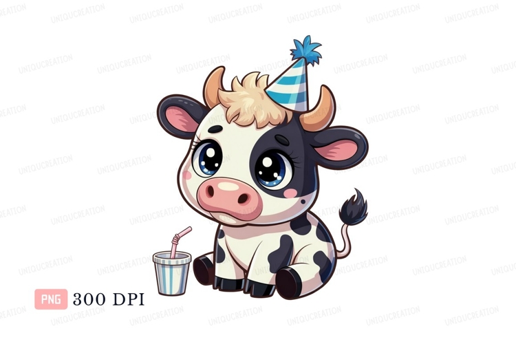 Cute Cartoon Cow Image 15