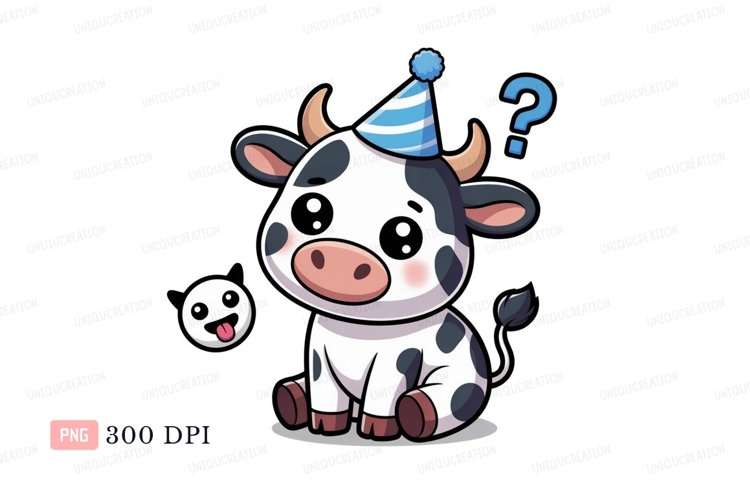 Cute Cartoon Cow Image 17