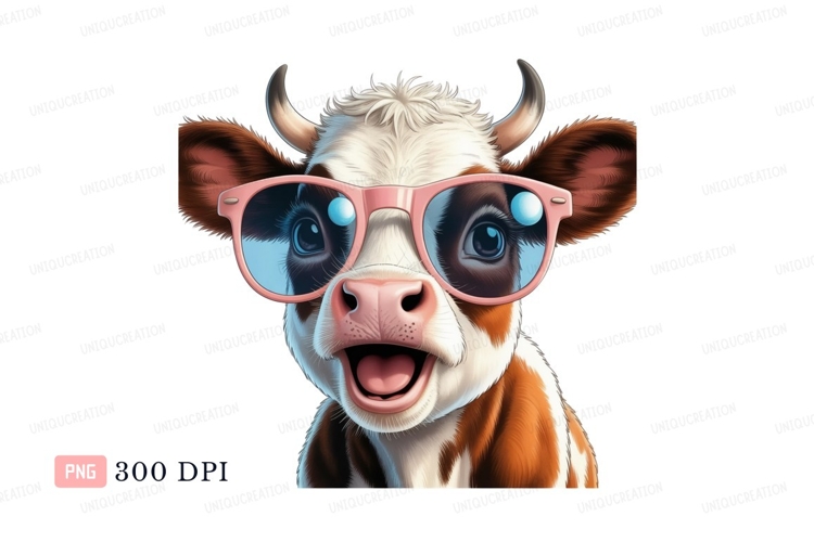 Cute Cartoon Cow Image 6