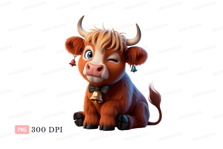 Cute Cartoon Cow Image 14