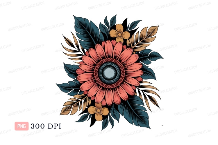 Sunflower Clipart Image 5