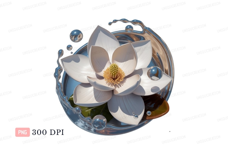 Magnolia Clipart Image 6