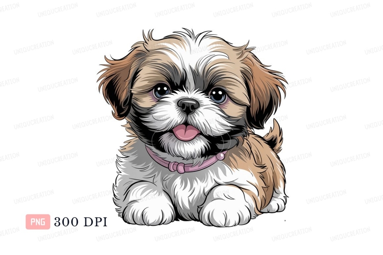 Shih Tzu Clipart Image 4
