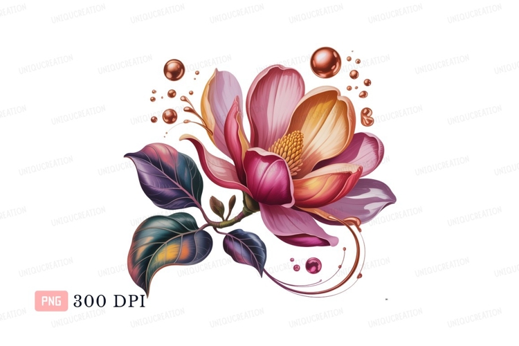 Magnolia Clipart Image 4