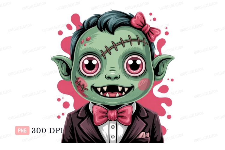 Cute Monster Clipart Image 9