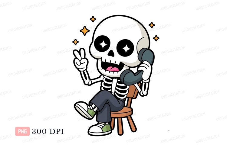 Skeleton Clipart Image 7