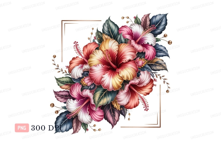 Hibiscus Flower Clipart Image 15
