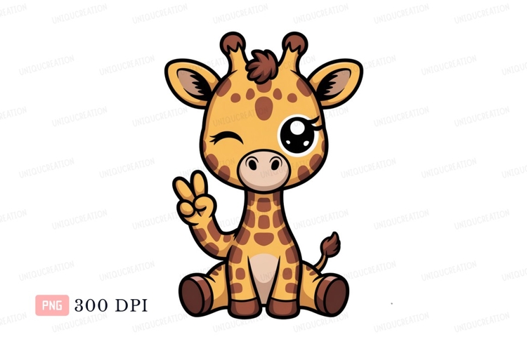 Giraffe Clipart Image 8