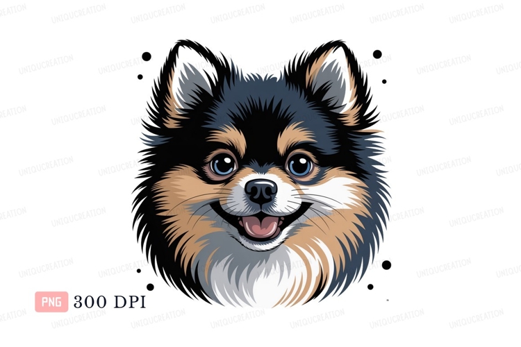 Pomeranian Clipart Image 10