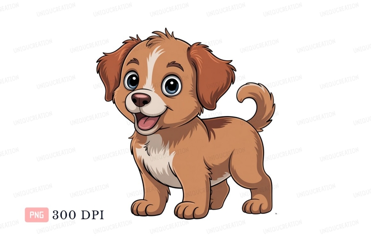 Cute brown puppy with blue eyes canine animal