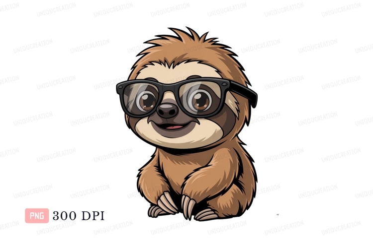 Sloth Clipart Image 16