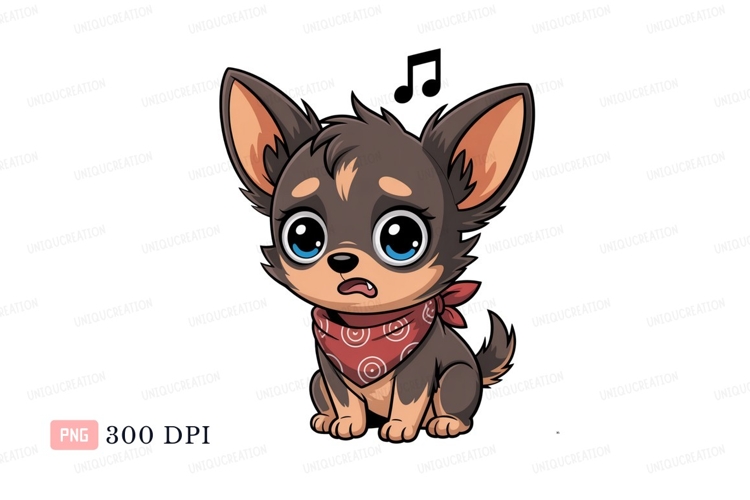 Chihuahua Clipart Image 8
