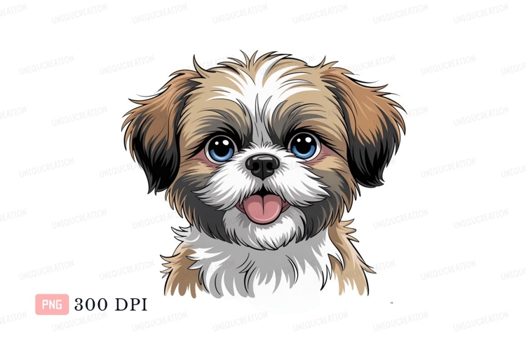 Shih Tzu Clipart Image 11