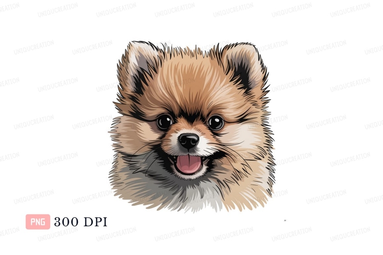 Pomeranian Clipart Image 8