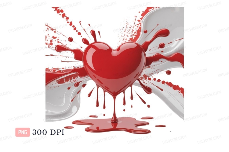 White Heart Clipart Image 9