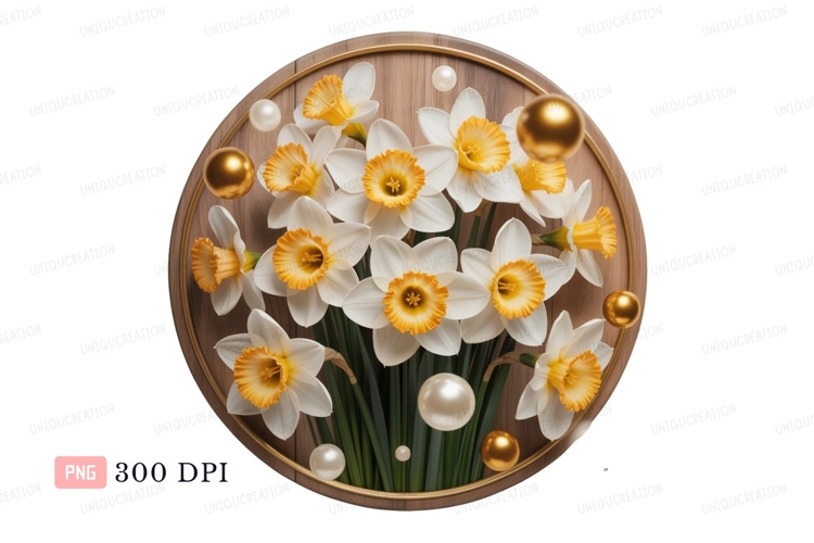 Daffodils Clipart Image 4