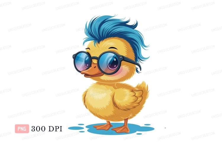 Cute Duckling Clipart Image 18