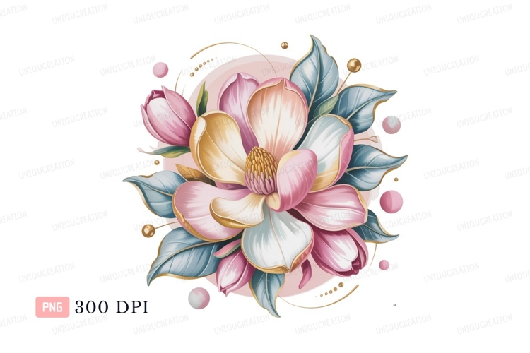 Magnolia Clipart Image 5