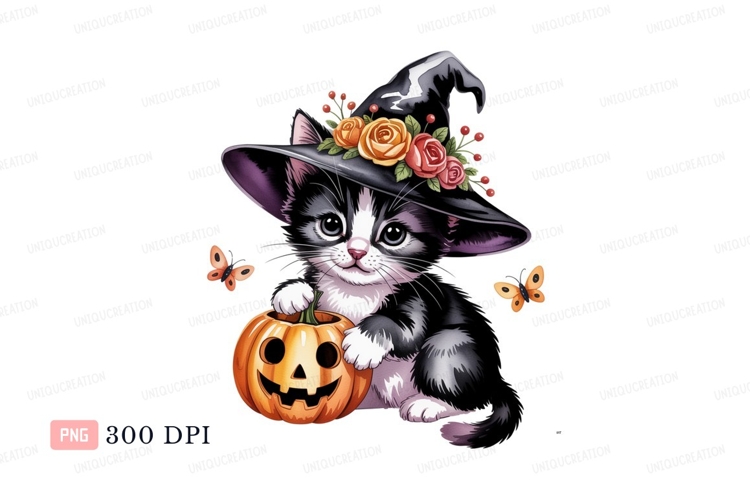 Black And White Pumpkin Clipart Image 10