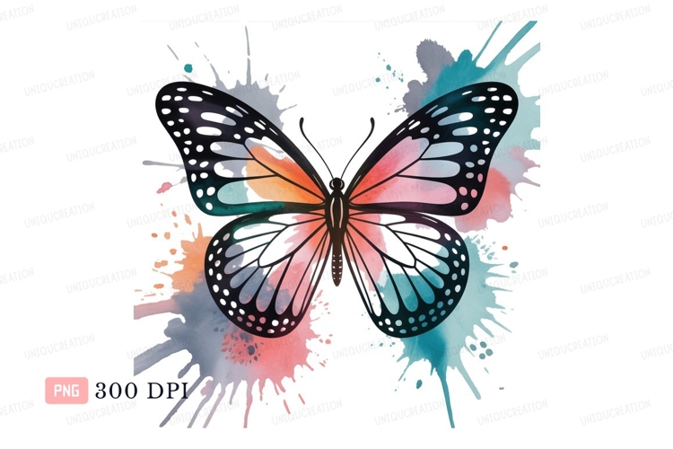 Pink Butterfly Clipart Image 24