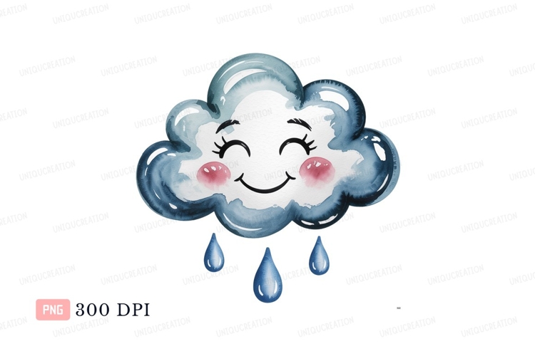 Rain Drops Clipart Image 23
