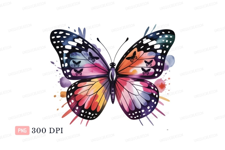 Pink Butterfly Clipart Image 21