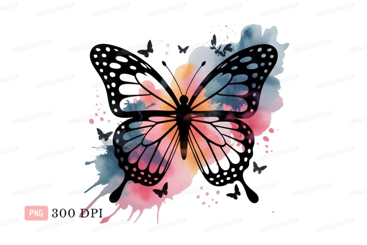 Blue Butterfly Clipart Image 8