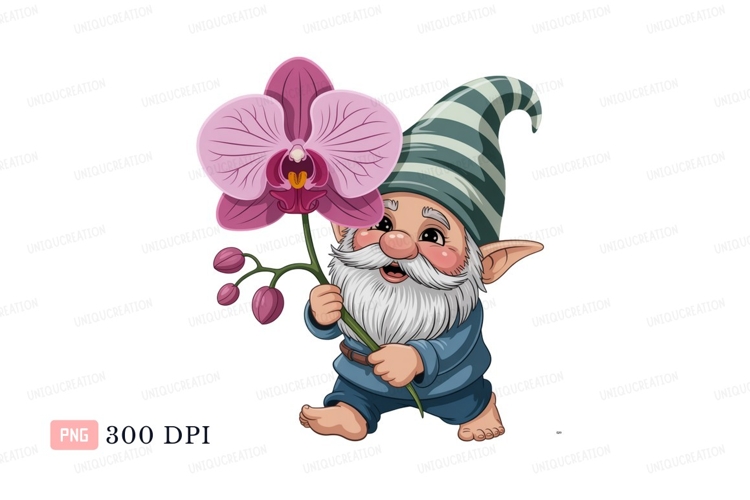 Orchid Clipart Image 5