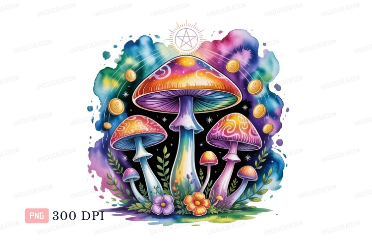 Mushrooms Clipart Image 23