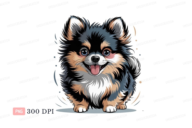 Pomeranian Clipart Image 7