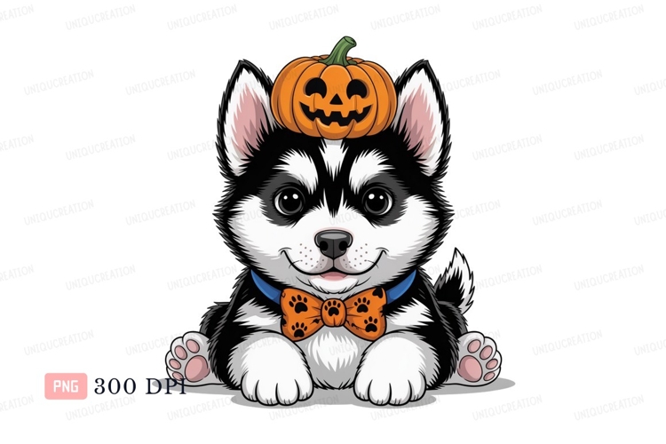 Black And White Pumpkin Clipart Image 20