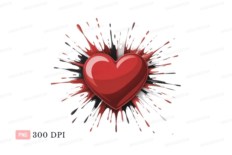 White Heart Clipart Image 17