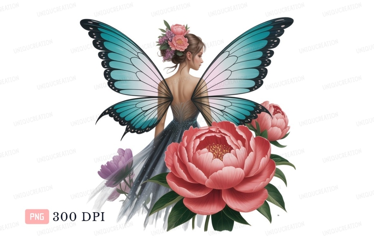 Blue Butterfly Clipart Image 2