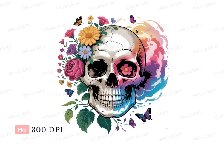 Blue Flowers Clipart Image 6