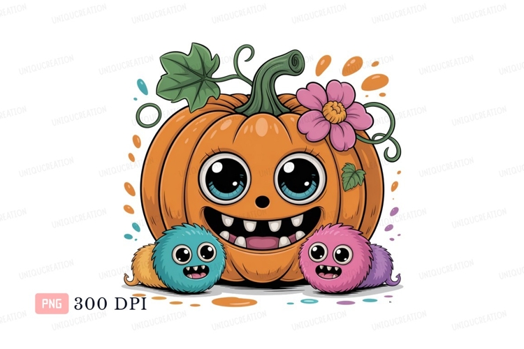 Cute Monster Clipart Image 21