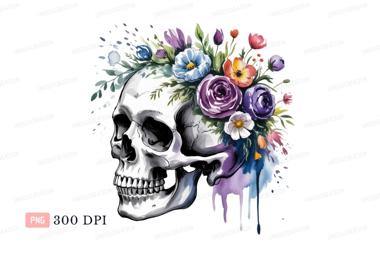 Blue Flowers Clipart Image 5