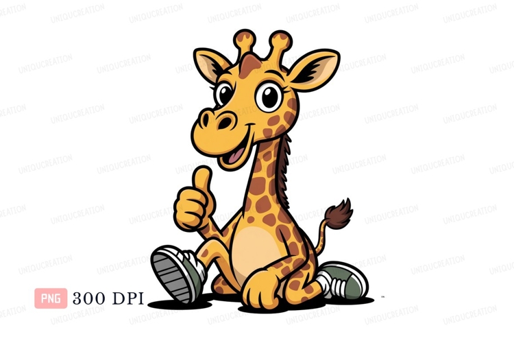 Giraffe Clipart Image 6