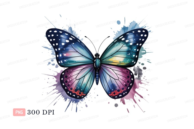 Blue Butterfly Clipart Image 23